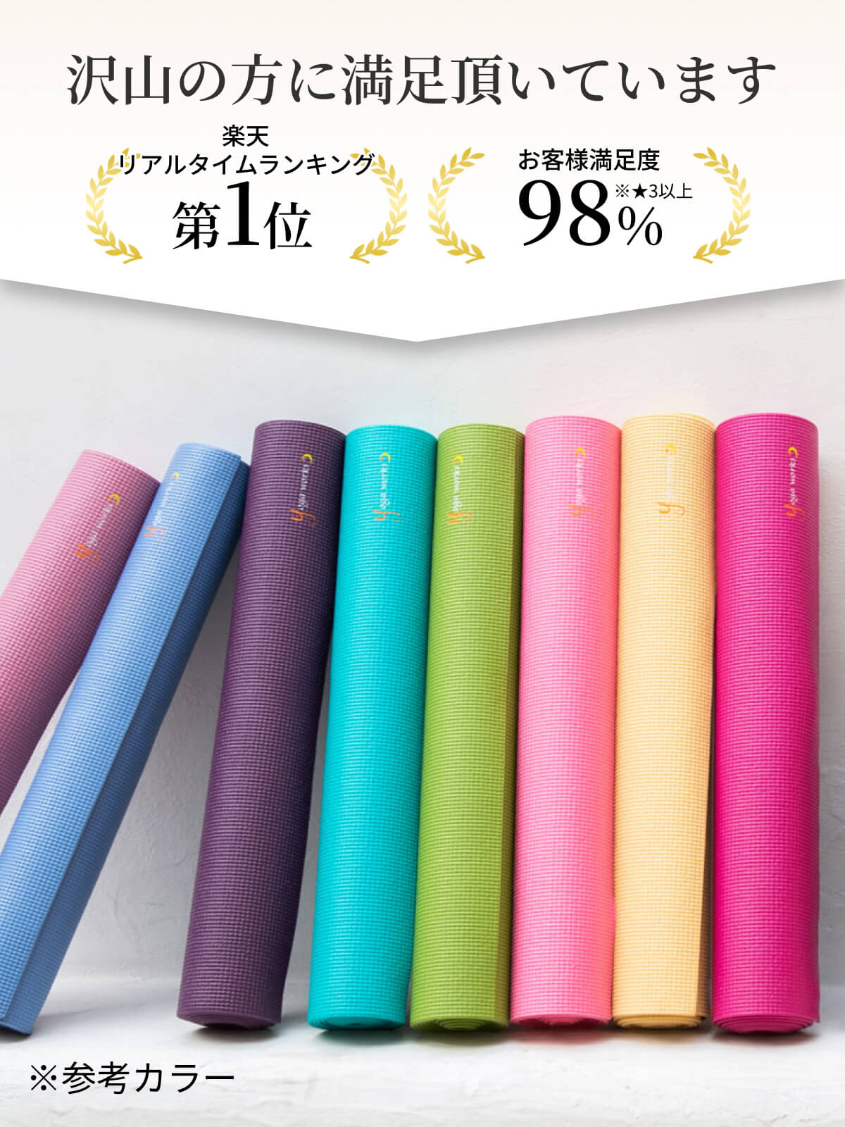 ヨガ・ピラティス mmmk ヨガワークス ヨガマット 3.5mm スタンダード Yogaworks ピラティス 筋