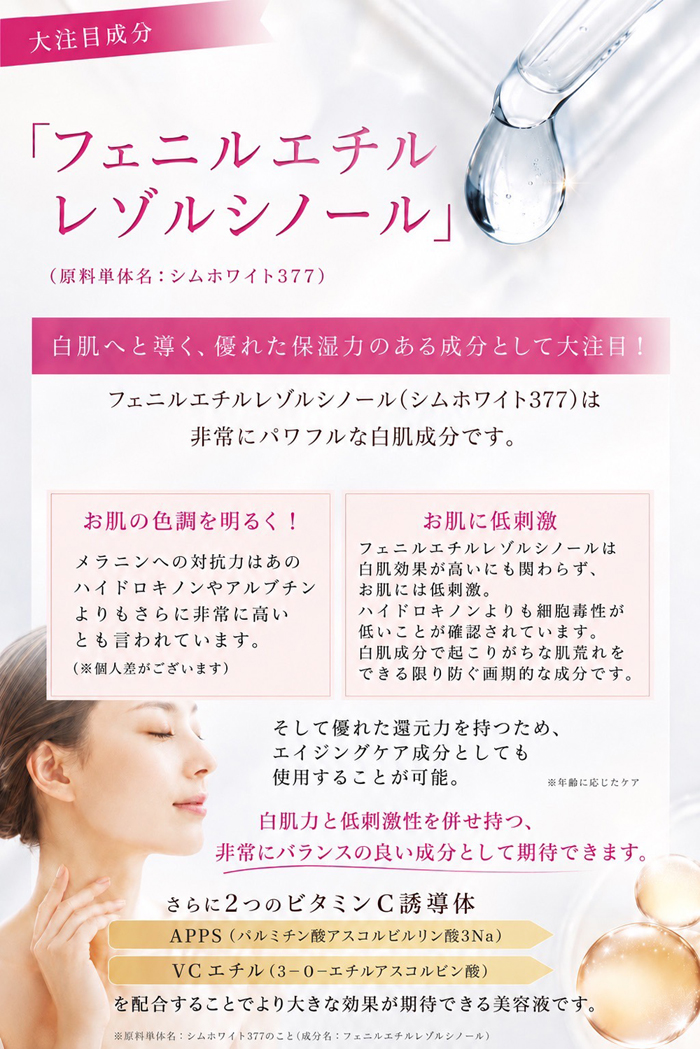 ビタミンC誘導体美容液 1番人気 無添加 濃厚 凹凸 くもり肌に浸透