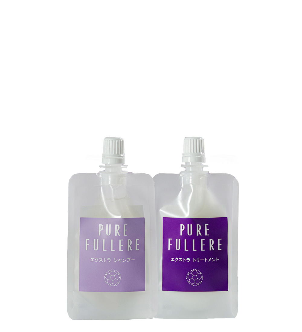 Yahoo! Yahoo!ショッピング(ヤフー ショッピング)【ピュアフラーレ 公式】エクストラシャンプー/トリートメント お試し 30ml  フラーレン配合 ハリ コシ ツヤ  植物由来