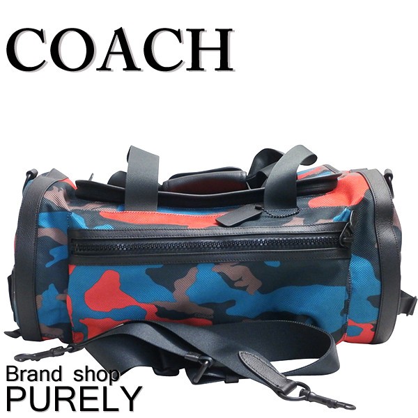 COACH コーチ シューズ収納 カモフラ ジム ボストンバッグ F71528 COACH（コーチ） 国内発送 バッグ メンズ ボストン バッグ カモ