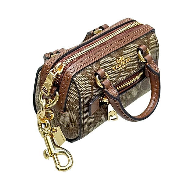 新品coach ミニ サドル バッグ チャーム シグネチャー 新品coach ミニ サドル バッグ チャーム シグネチャー - メルカリ