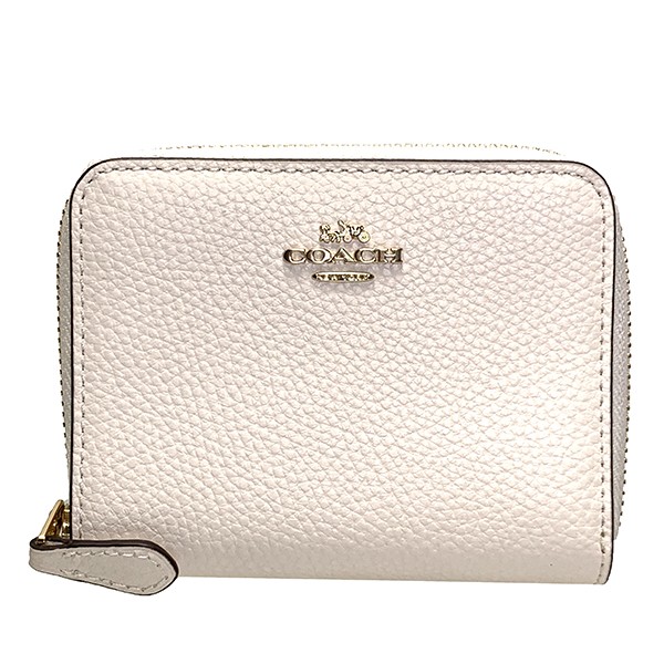 【新品】コーチ COACH 二つ折り財布  F24808 COACH（コーチ） 国内発送 財布 レディース 折り財布 レザー スモ−ル