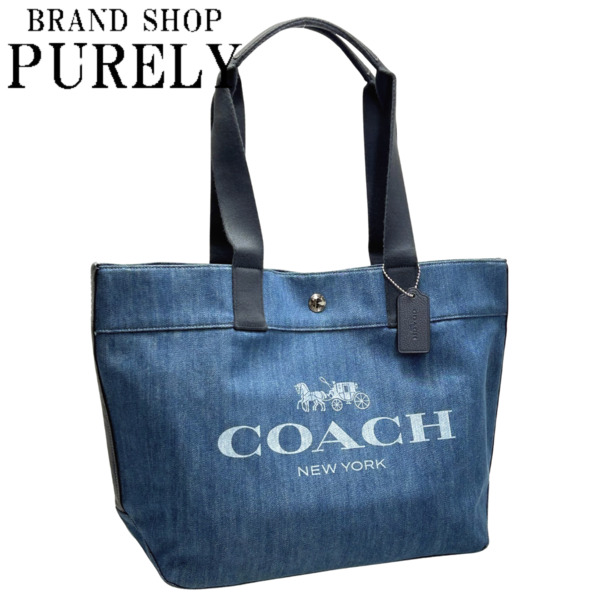 COACH コーチ デニム キャンバス トートバッグ 1777-F25902 COACH（コーチ） 国内発送 バッグ レディース トートバッグ デニム