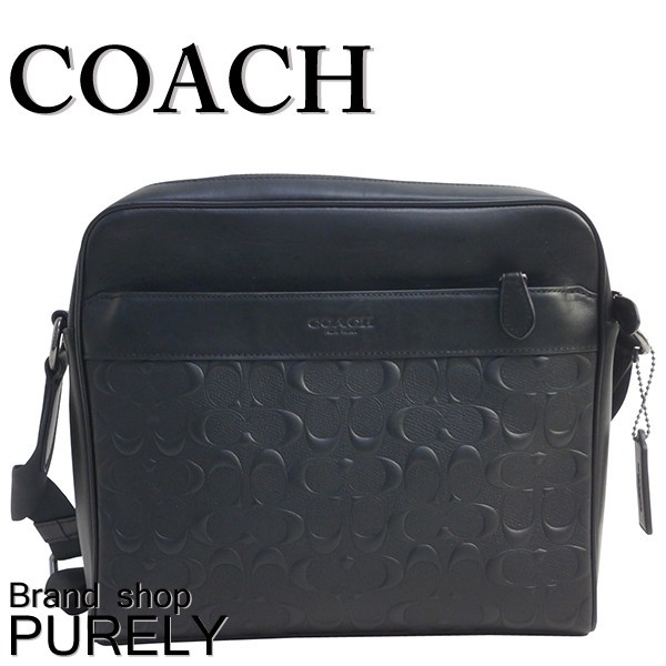 コーチバッグ F28455 ブラック フライトバッグショルダーバッグクロスボディ COACH コーチ ショルダーバッグ F28455 ブラック PVC×レザー