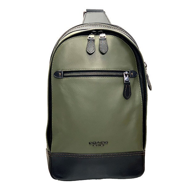 COACH 国内発送 コーチ バッグ メンズ ショルダーバッグ レザー