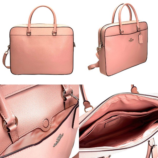 かなり美品　コーチ ビジネスバッグ COACH 国内発送 コーチ バッグ レディース ビジネスバッグ レザー