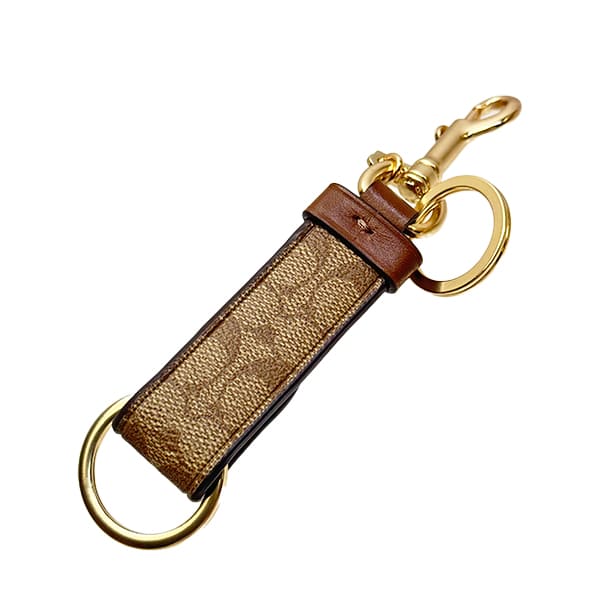 COACH コーチ シグネチャー モノグラム ブック型 キーホルダー COACH