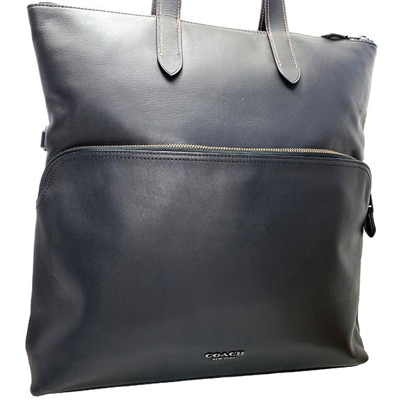 タグ付 COACH チャールズ フォルド レザー 2way トートバッグ COACH（コーチ） トートバッグ F70558 Heritage Web Leather Foldover
