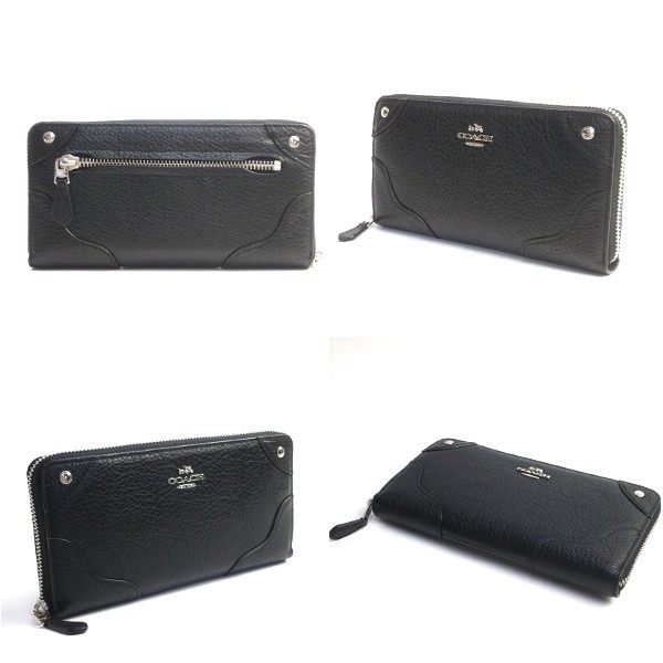 COACH 国内発送 コーチ 財布 レディース 長財布 レザー ミッキー