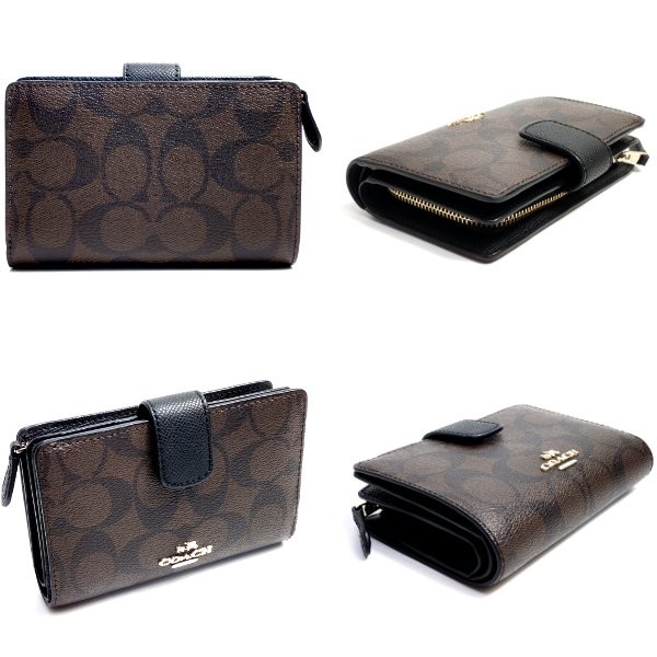 COACH（コーチ） 国内発送 財布 レディース シグネチャー ミディアム