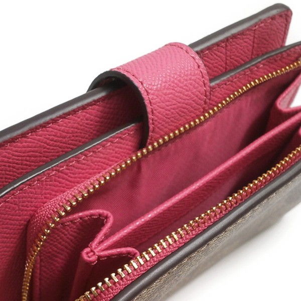 COACH シグネチャー　ミディアム コーナー ジップ ウォレット F53562 COACH（コーチ） 国内発送 財布 レディース シグネチャー ミディアム
