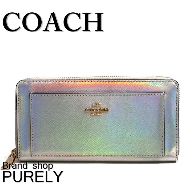 COACH（コーチ） 国内発送 財布 レディース ホログラム レザー