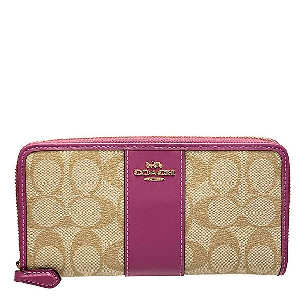 COACH（コーチ） 国内発送 財布 レディース 長財布 シグネチャー