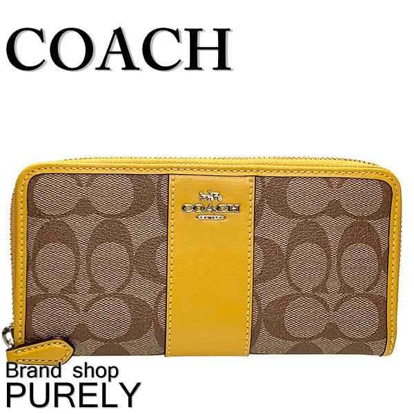 COACH（コーチ） 国内発送 財布 レディース 長財布 シグネチャー PVC