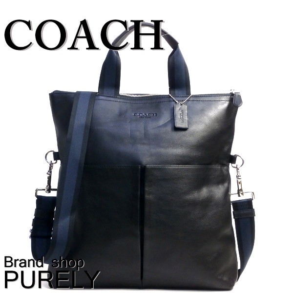 コーチ COACH バッグ メンズ 2WAY スムース レザー フォルド オーバー トート バッグ F54759 送料無料