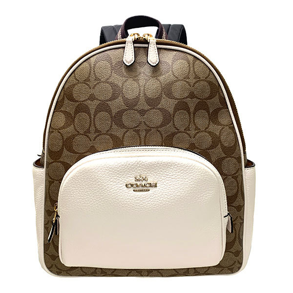 コーチ バッグ レディース COACH リュック サック シグネチャー コート バック パック 5671 IMDJ8 カーキ×チョーク 送料無料 :  5671-imdj8-210427 : PURELY SHOP - 通販 - Yahoo!ショッピング