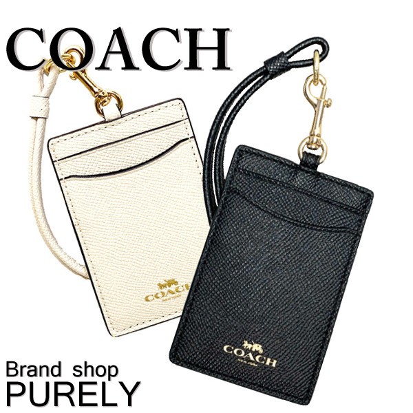 コーチ COACH カードケース 小物 クロスグレイン レザー 