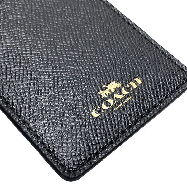COACH（コーチ） 国内発送 カードケース 小物 クロスグレイン レザー