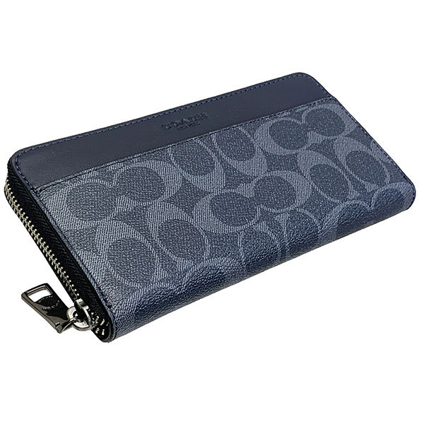 COACH（コーチ） 国内発送 財布 メンズ 長財布 シグネチャー PVC