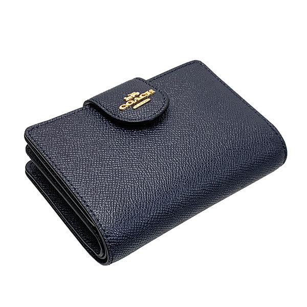 COACH（コーチ） 国内発送 財布 レディース 折り財布 クロスグレイン