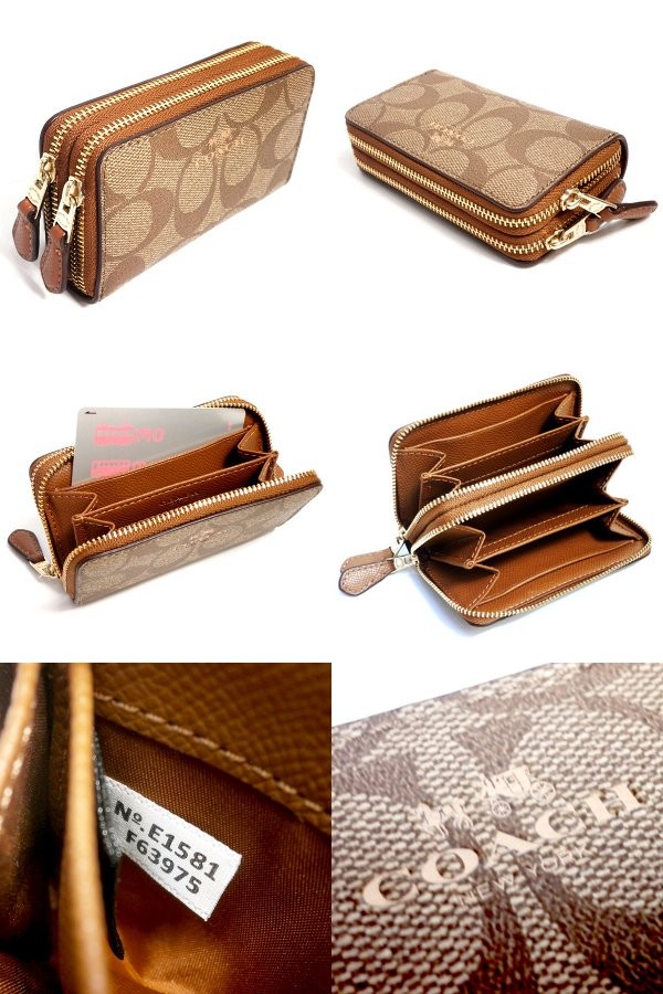 COACH 国内発送 コーチ 財布 レディース 小銭入れ シグネチャー