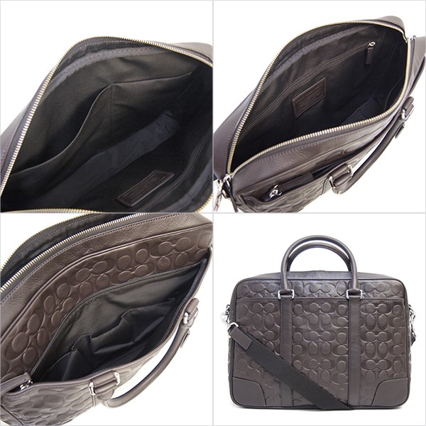 COACH ビジネスバッグ COACH コーチ シグネチャー 2WAY ビジネスバッグ レザー