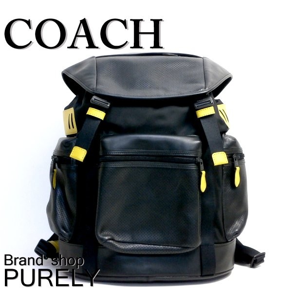 COACH コーチ F72018 リュック バックパック ホワイト ブラック COACH 国内発送 コーチ バッグ メンズ リュック サック パー