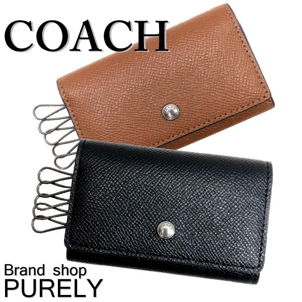 コーチ COACH キーケース メンズ レザー 5リング キーケース F73992