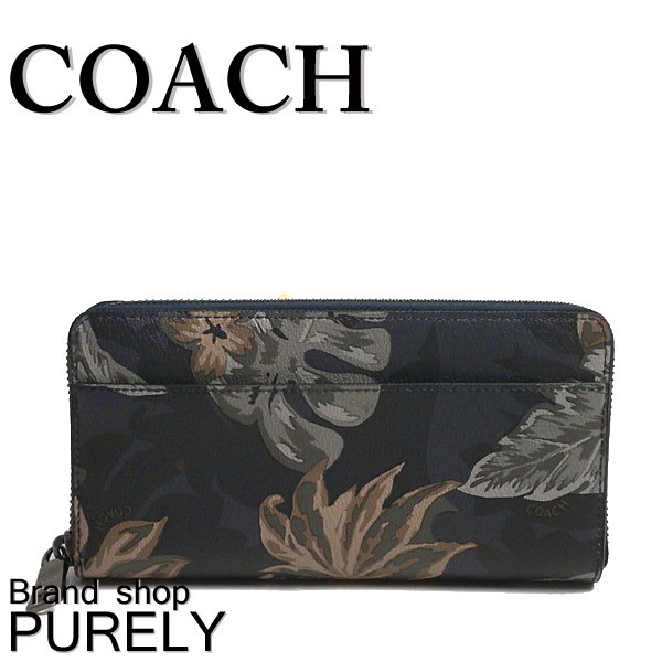 COACH（コーチ） 国内発送 財布 メンズ 長財布 トロピカル