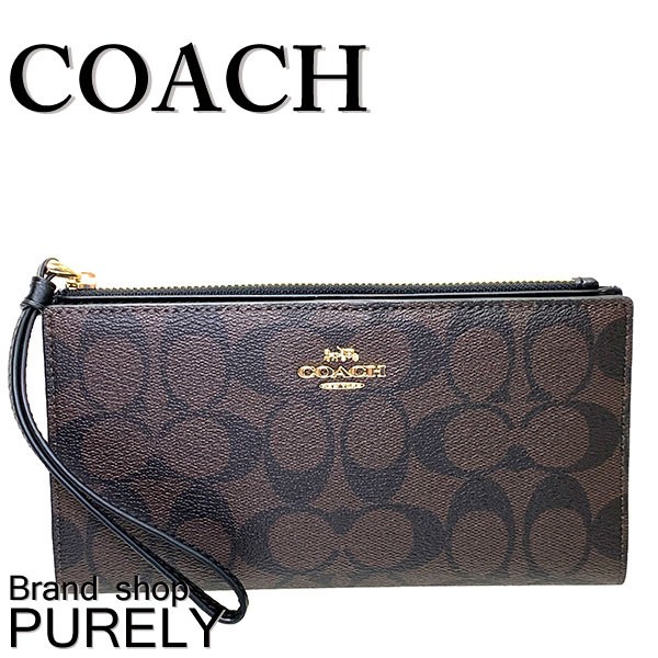 COACH（コーチ） 国内発送 財布 レディース 長財布 シグネチャー