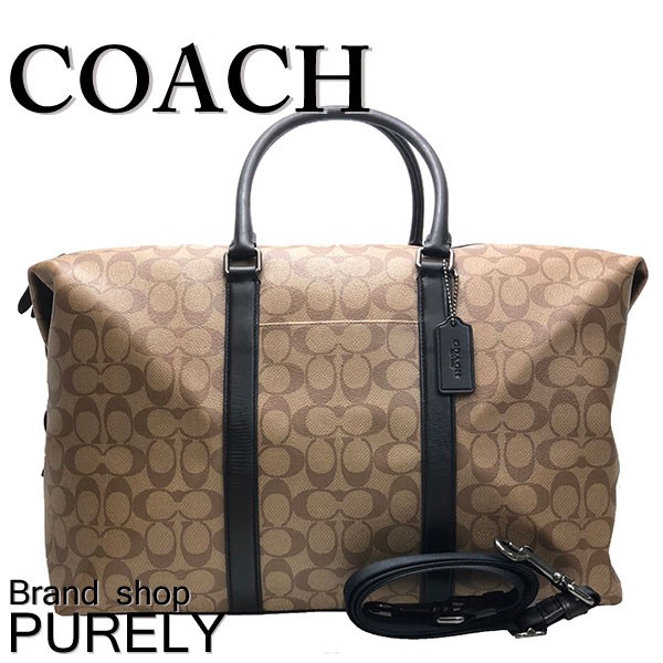 ‼️COACH ‼️2wayボストンバッグ シグネチャー トレッカーF76811 COACH 国内発送 コーチ バッグ メンズ 2WAY ボストン 旅行かばん