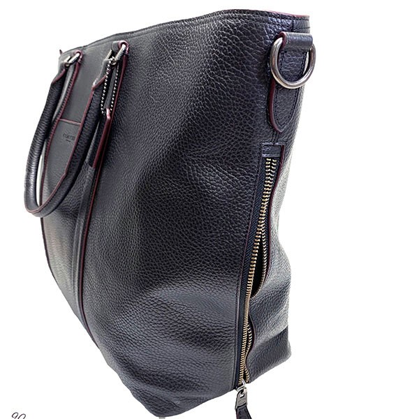 COACH ブラック レザートートバッグ コーチ COACH コーチ レザーバッグ COACH アウトレット クロコダイル