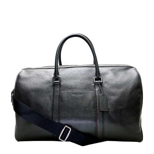 COACH ボストンバッグ　ペブルレザー COACH 国内発送 コーチ バッグ メンズ ボストンバッグ ペブルド
