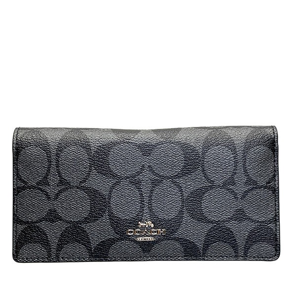 コーチ 財布 レディース 全品ポイント5倍 Coach 長財布 シグネチャー ビルフォールド ウォレット F026 F026 Color Purely Shop 通販 Yahoo ショッピング