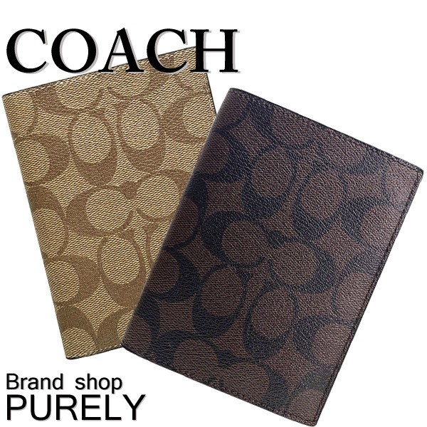 COACH 国内発送 コーチ パスポートケース メンズ レディース