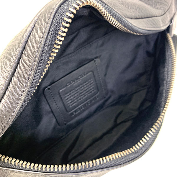極美品　コーチ　C1413　グレード　ベルトバッグ　ペブルドレザー COACH（コーチ） 国内発送 バッグ メンズ ボディバッグ レザー