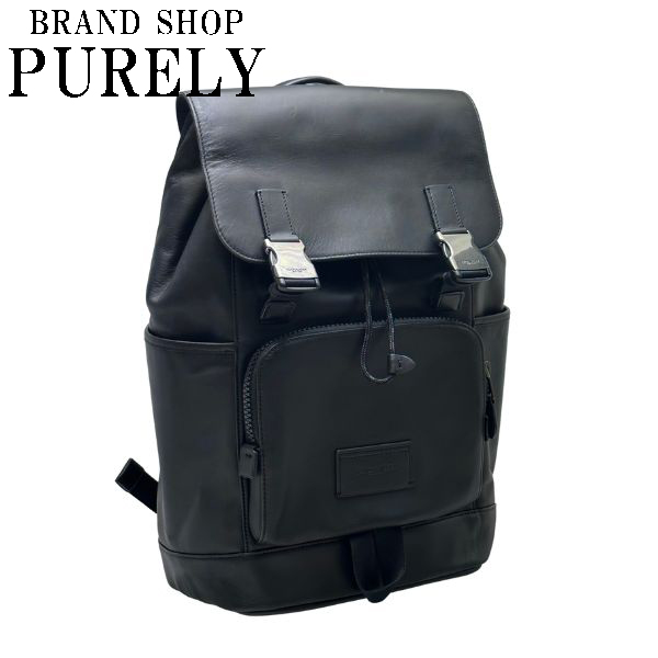 COACH コーチ バッグ メンズ リュック スムース レザー トラック 