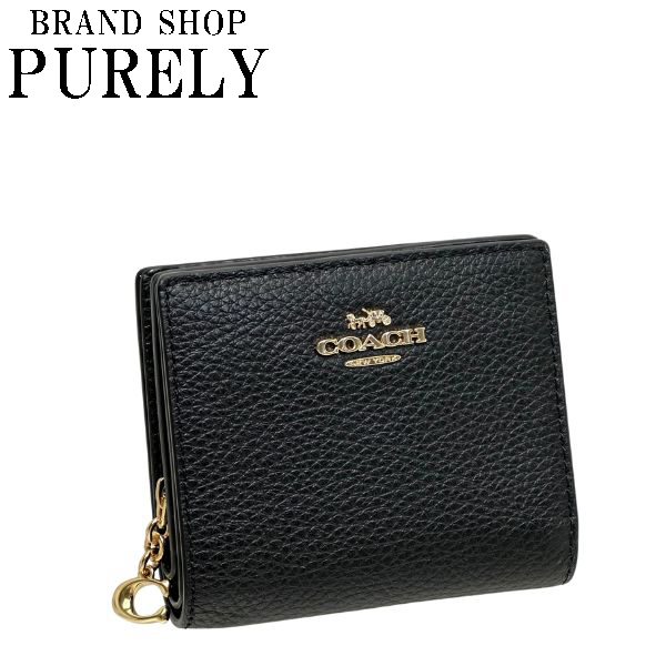 COACH 国内発送 コーチ 財布 レディース 折り財布 ペブルド