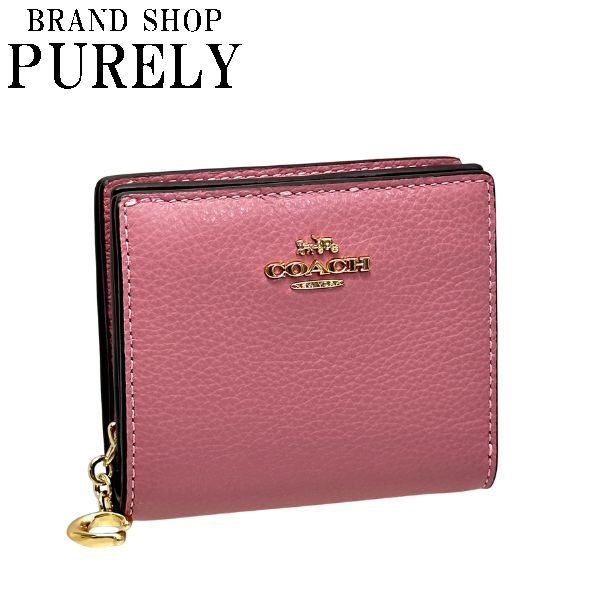 COACH（コーチ） 国内発送 財布 レディース 折り財布 ペブルド レザー