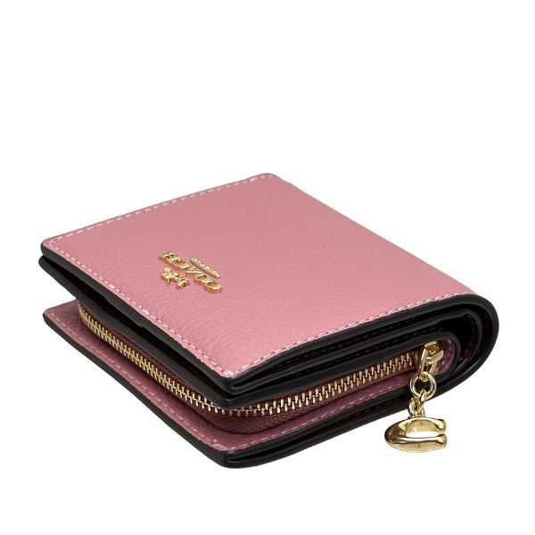 コーチ COACH 二つ折財布 ペブルドレザー チャーム c2862 IMR1W COACH（コーチ） 財布 二つ折り財布 C2862 ミニ財布 ミニ アウトレット
