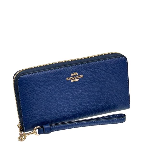 COACH（コーチ） 国内発送 財布 レディース 長財布 ペブルド レザー