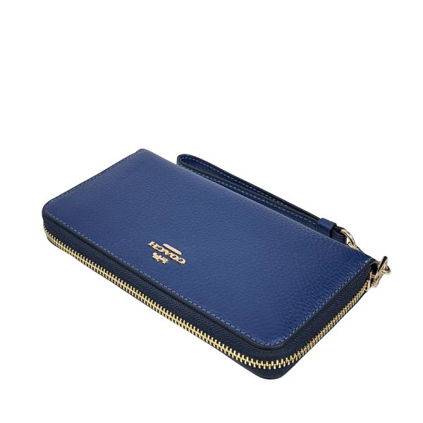 COACH（コーチ） 国内発送 財布 レディース 長財布 ペブルド レザー