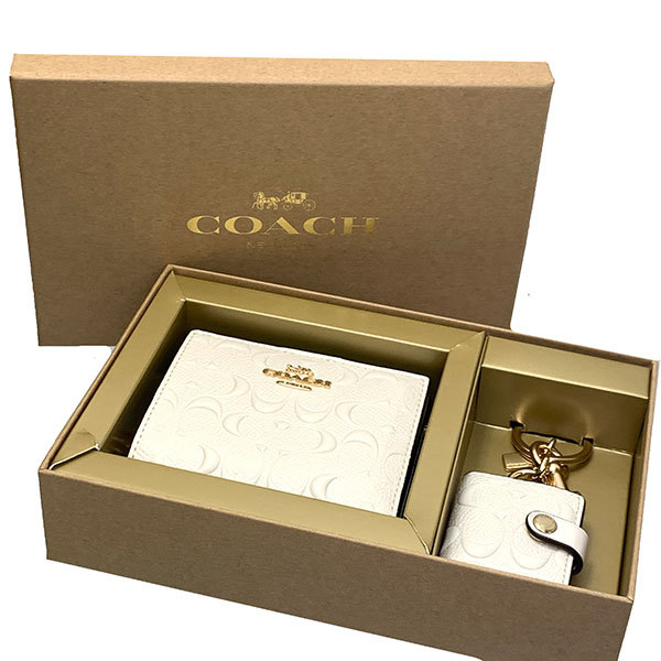 COACH（コーチ） 国内発送 財布 レディース 折り財布 ボックスド