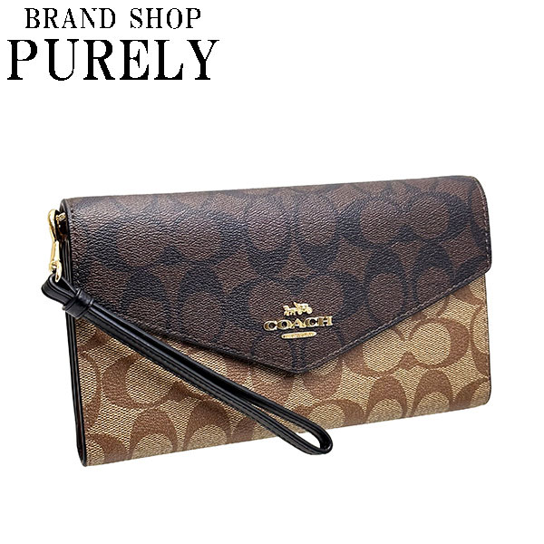 ingの靴　シルバー&コーチお財布 COACH コーチ 財布 二つ折り財布 F02876 2876 ラグジュアリー