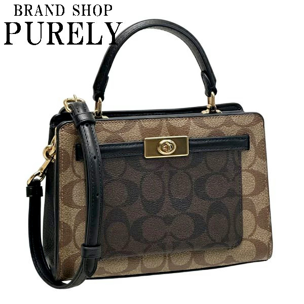 【極美品】コーチ 6348 ソーホー ワンハンドバッグ レザー シグネチャー COACH（コーチ） 国内発送 バッグ レディース ハンドバッグ