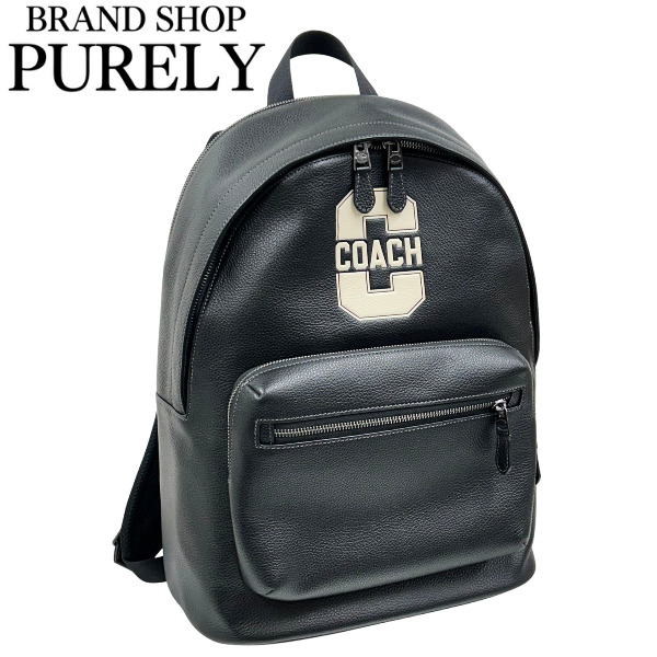 【極美品✨】コーチ ヒューストン レザー リュック オールブラック 大容量 極美品✨】コーチ ヒューストン レザー リュック オールブラック 大