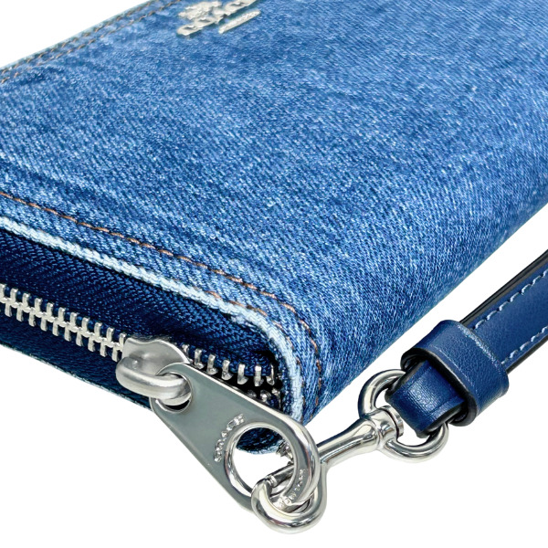 COACH（コーチ） 国内発送 財布 レディース 長財布 デニム ロング