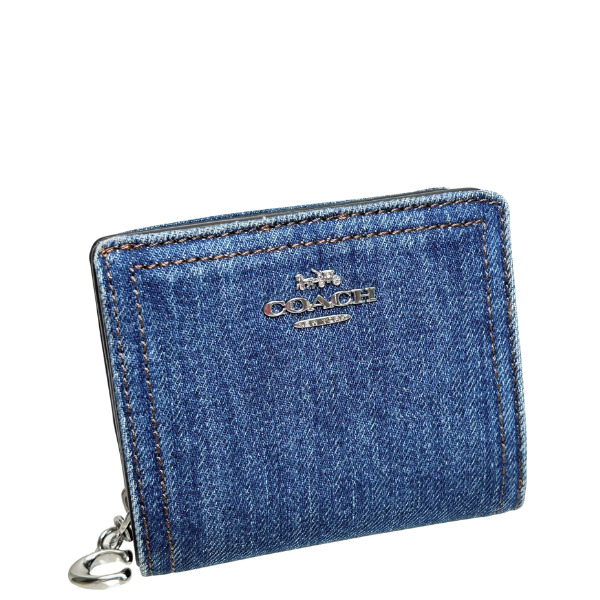 COACH - COACH コーチ デニム 財布 二つ折り財布 ミニ財布 CAP07