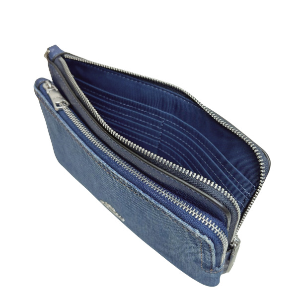 COACH（コーチ） 国内発送 財布 レディース ポーチ デニム ダブル