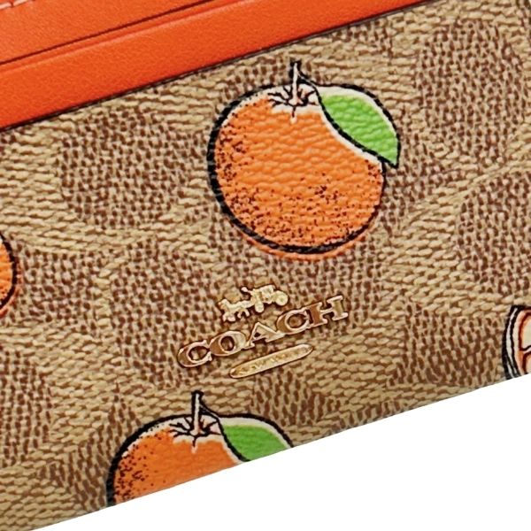 COACH（コーチ） 国内発送 財布 レディース コインケース オレンジ